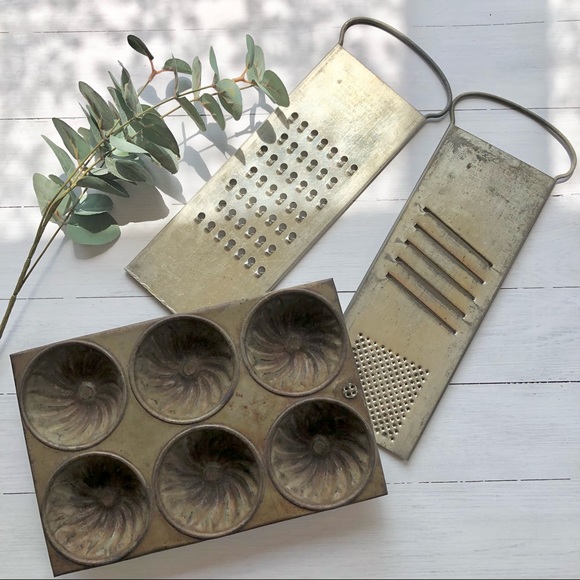 Other - Vintage Farmhouse Decor Cooking Utensils